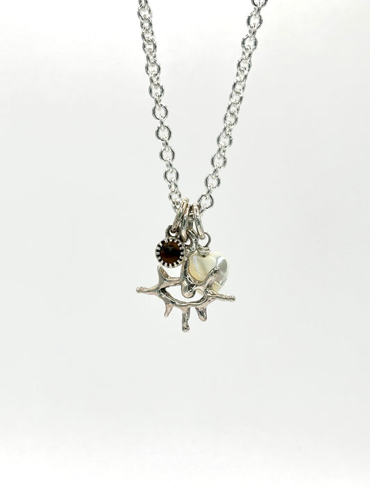 Triptych amulets necklace n.2