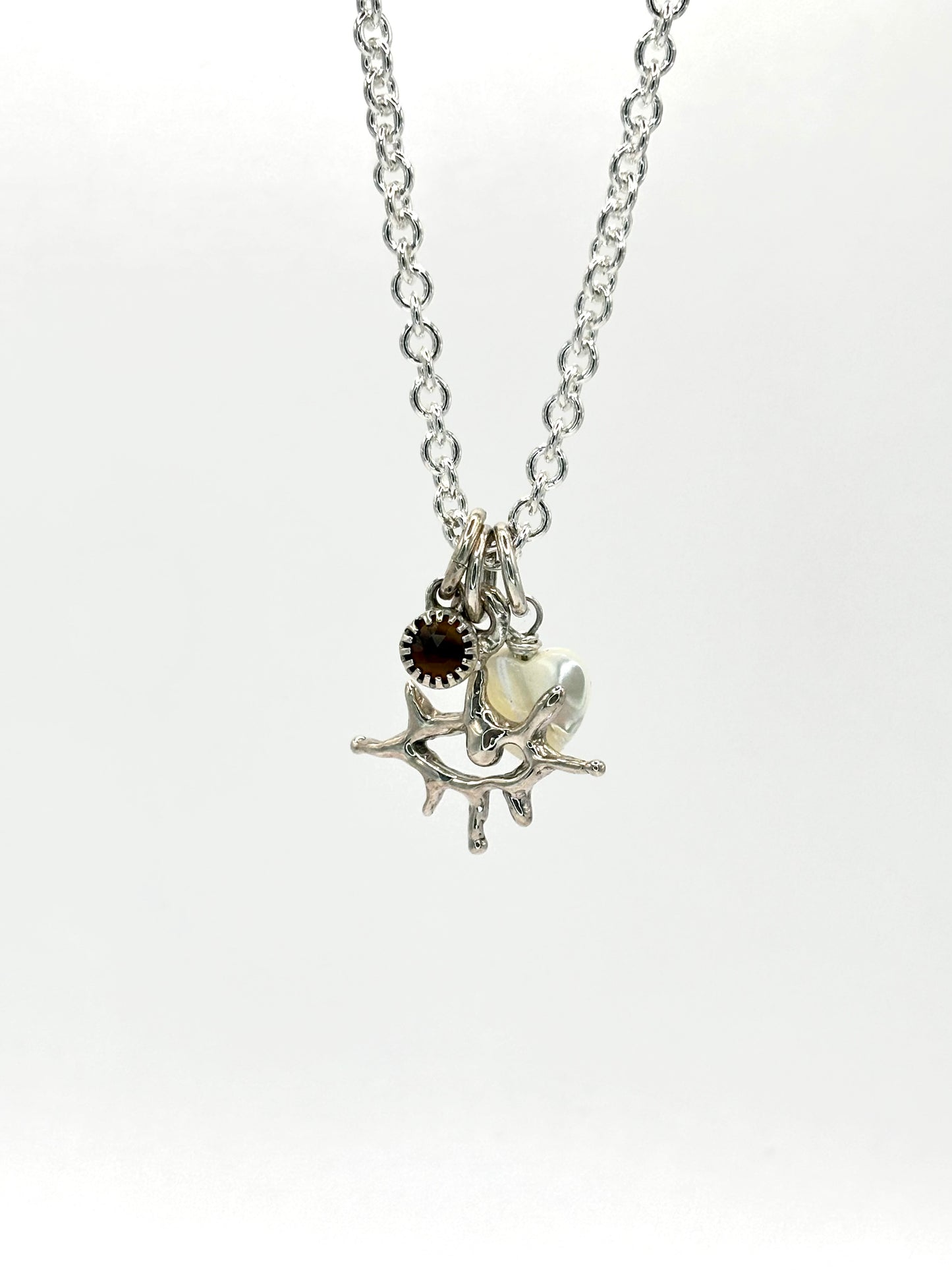 Triptych amulets necklace n.2